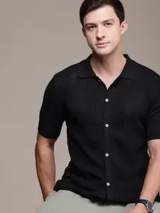 French Connection Men Polo Collar Bio Finish Pure Cotton T-shirt