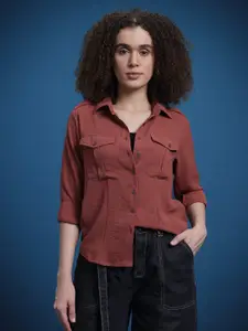 The Roadster Life Co. Spread Collar Casual Shirt