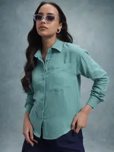 The Roadster Life Co. Pure Cotton Opaque Casual Shirt