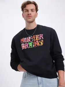 UNRL Printed Relaxed Sweatshirt