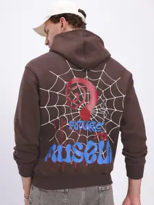 UNRL Printed Hooded Sweatshirt