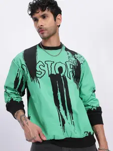 UNRL Printed Relaxed Sweatshirt