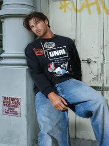 UNRL Printed Sweatshirt