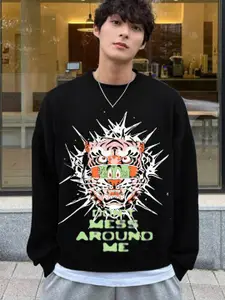 UNRL Printed Relaxed Sweatshirt
