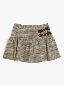 Koton Girls Printed A-Line Mini Skirts