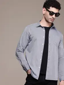 French Connection Men Premium Slim Fit Pure Cotton Casual Shirt