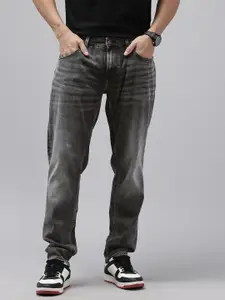 SPYKAR Men Skinny Slim Fit Low-Rise Heavy Fade Stretchable Jeans