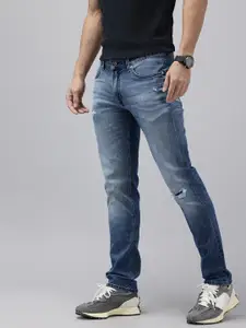 SPYKAR Men Rovers Low Distress Heavy Fade Stretchable Jeans