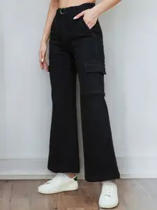 Life With Pockets Women Wide Leg High-Rise Stretchable Jeans