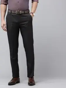 Arrow Men Original Tapered Fit Checked Formal Trousers