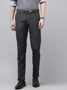 Arrow Men Striped Hudson Tailored Fit Trousers