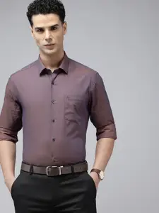 Arrow Manhattan Slim Fit Opaque Pure Cotton Formal Shirt