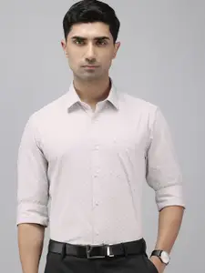 Arrow Pure Cotton Manhattan Slim Fit Floral Printed Formal Shirt