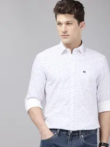 Arrow Manhattan Slim Fit Printed Pure Cotton Casual Shirt