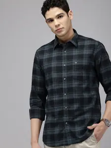 Arrow Pure Cotton Manhattan Slim Fit Tartan Checked Casual Shirt