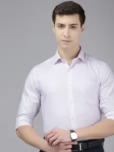 Arrow Manhattan Slim Fit Checked Pure Cotton Formal Shirt