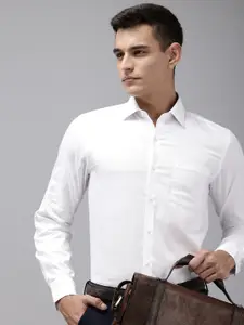 Arrow Manhattan Slim Fit Geometric Self Design Formal Shirt