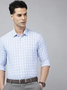Arrow Pure Cotton Manhattan Slim Fit Checked Formal Shirt