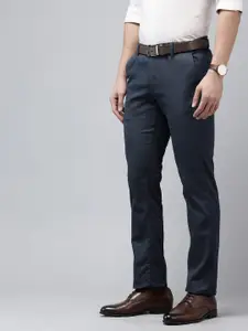 Arrow Men Original Slim Fit Low-Rise Formal Trousers