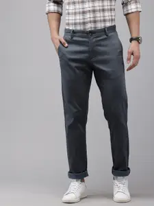 Arrow Men Micro Ditsy Printed Original Slim Fit Smart Casual Trousers