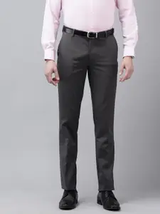 Arrow Men Textured Hudson Tapered Fit Trousers