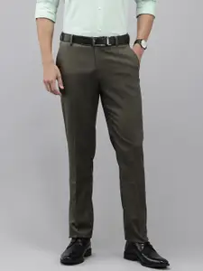 Arrow Men Hudson Textured Tailored Fit Formal Trousers