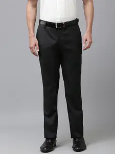 Arrow Men Originals Tailored Fit Self-Design Formal Trousers