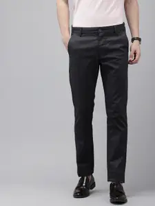 Arrow Men Bronson Slim Fit Low-Rise Trousers