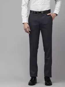 Arrow Men Textured Original Tapered Fit Formal Trousers