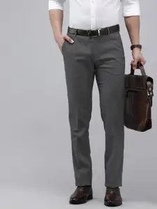 Arrow Men Textured Original Tapered Fit Trousers