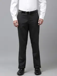 Arrow Men Originals Tapered Fit Self-Design Formal Trousers