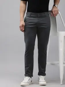 Arrow Men Bronson Slim Fit Low-Rise Trousers