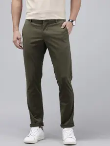 Arrow Men Original Slim Fit Low-Rise Trousers