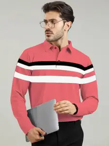 AUSK Striped Full Sleeve Polo Tshirt