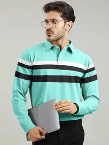 AUSK Striped Full Sleeve Polo Tshirt