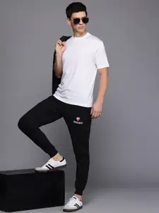 Ducati Men Applique Detail Joggers