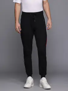 Ducati Men Brand Logo Printed Mid-Rise Regular Fit Joggers