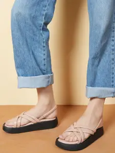 The Roadster Lifestyle Co Women Platform Heel Sandals