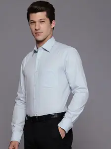 Louis Philippe Classic Textured Pure Cotton Formal Shirt