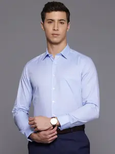 Louis Philippe Slim Fit Opaque Pure Cotton Formal Shirt