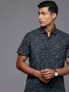 Louis Philippe Sport Slim Fit Floral Printed Casual Shirt