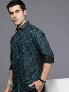 Louis Philippe Sport Slim Fit Floral Printed Casual Shirt