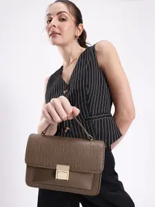 Mast & Harbour Textured Structured Satchel