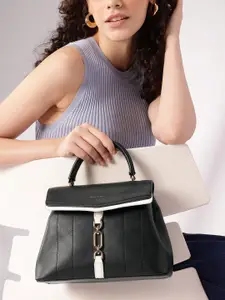 Mast & Harbour Structured Satchel with Buckle Detail