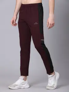 Dpassion Men Colourblocked Rapid-Dry Track Pants