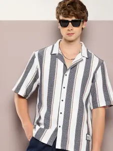 Kook N Keech Premium Striped Relaxed Fit Casual Shirt