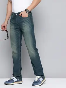 Levis Men 513 Slim Straight Fit Heavy Fade Stretchable Jeans