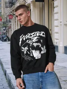 UNRL Men Printed Sweatshirt