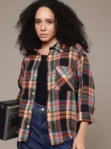 The Roadster Life Co. Checked Relaxed Fit Casual Shirt