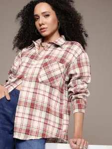 The Roadster Life Co. Opaque Checked Casual Shirt